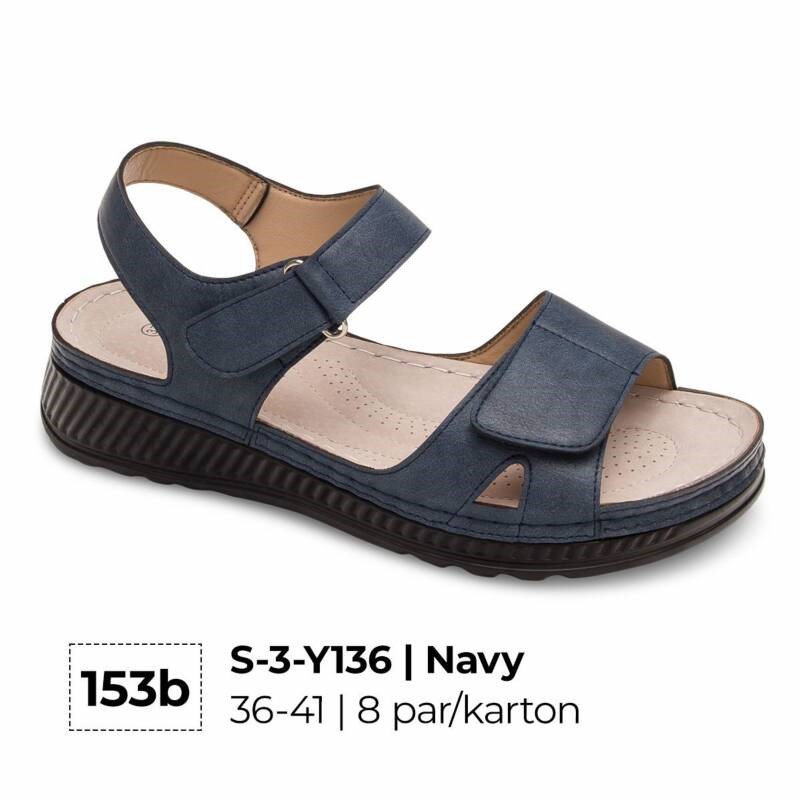 Sandały płaskie damskie Roz 36-41 / 8 par